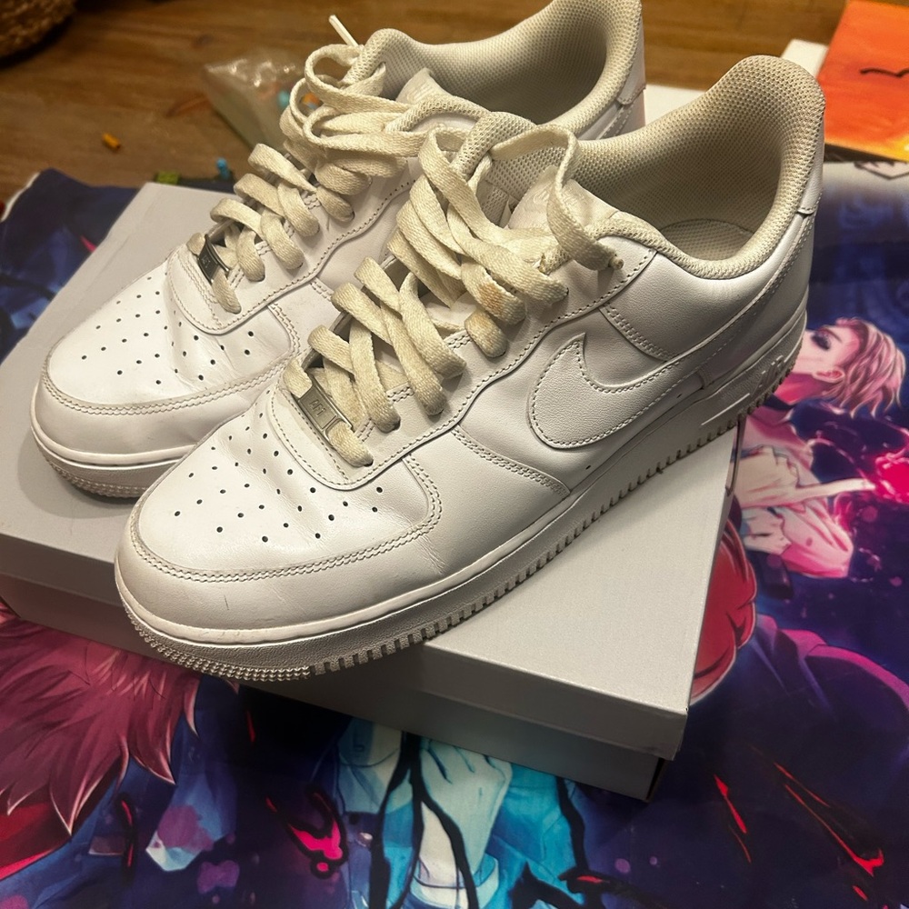 Nike White Leather Sneakers